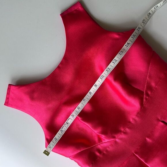 Kate Spade Open Back Bow Mini Party Dress in Pink Silk Blend Size 0 - Picture 8 of 16